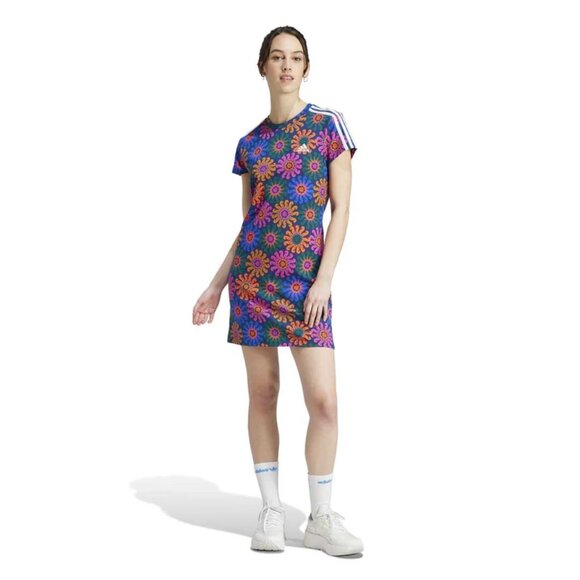 Women's adidas x FARM Rio Slim Dress (IM2392) Size M NEW WITH TAGS - Picture 3 of 7